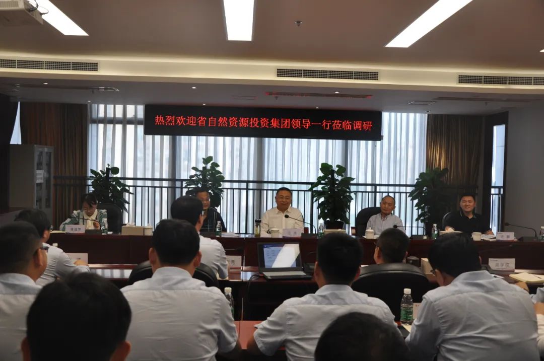 省自然資源投資集團總經理江濤一行到冶勘設計集團調研指導工作